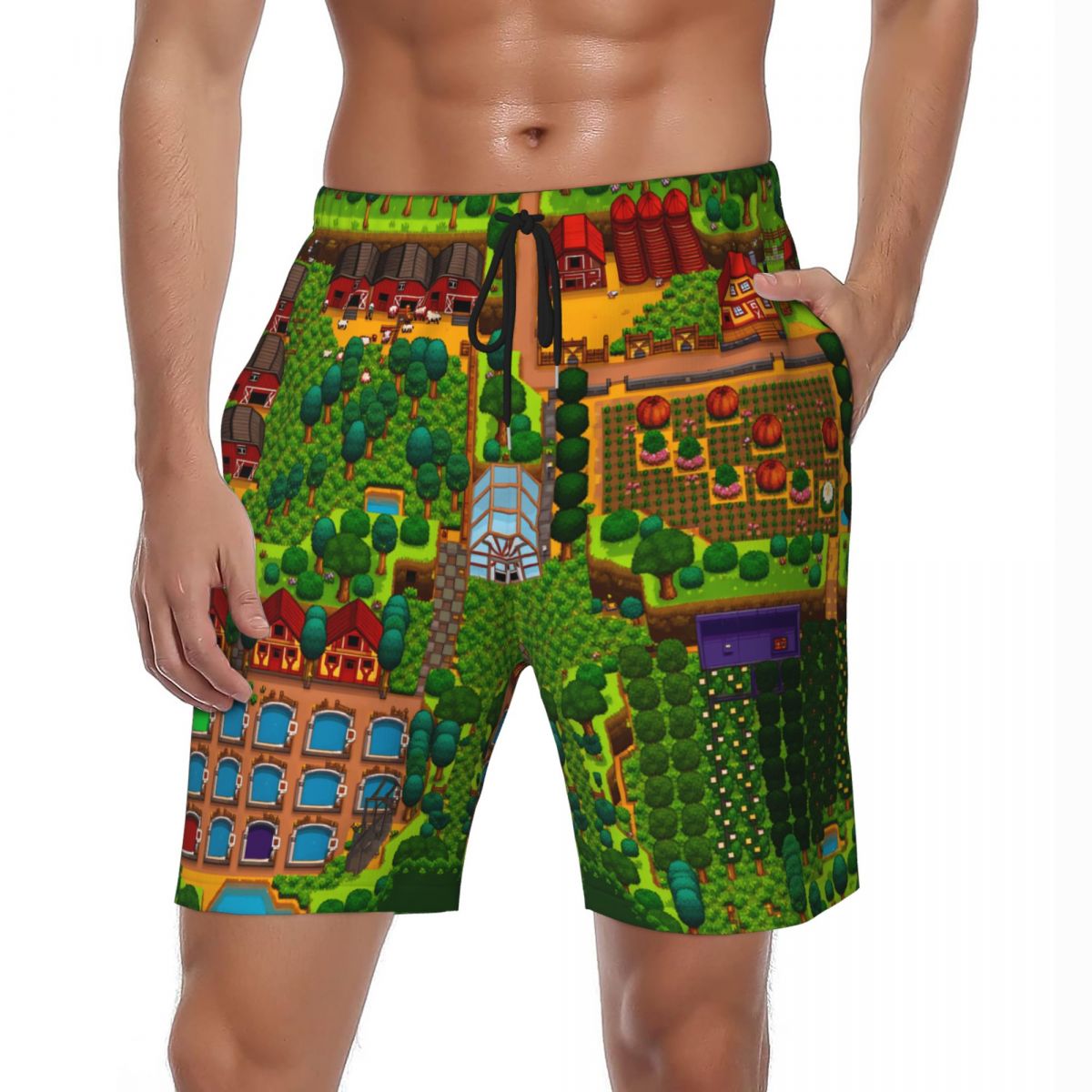 Board Game Print - Stardew Valley Game Forest Farm Layout