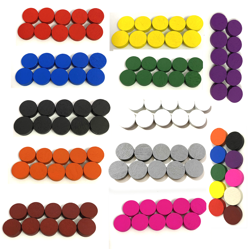 Board Game The Sims - 50 buah 15*5MM 11 warna Disk