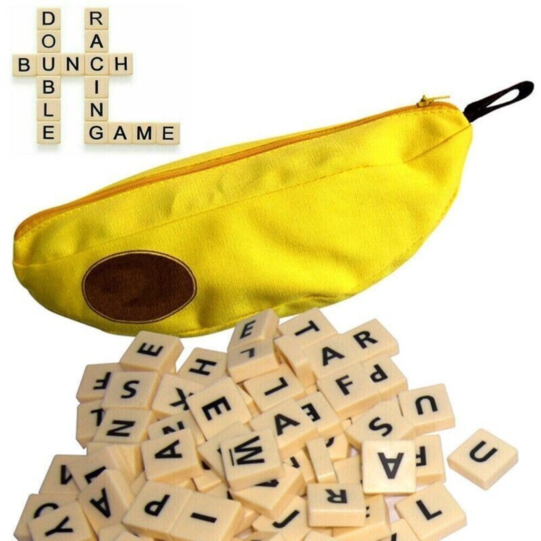Board Game Organization - Set Permainan Mengeja Alfabet, Termasuk Tas