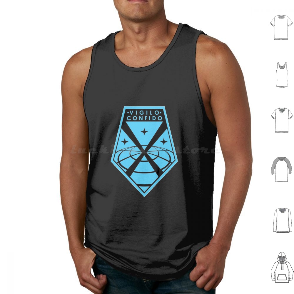 Board Game Print - Vigilo Confido Xcom Tank Top Rompi