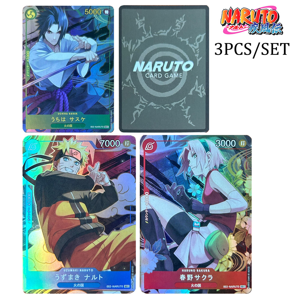 Board Game Naruto - Naruto refraksi Glitter tekstur kartu koleksi
