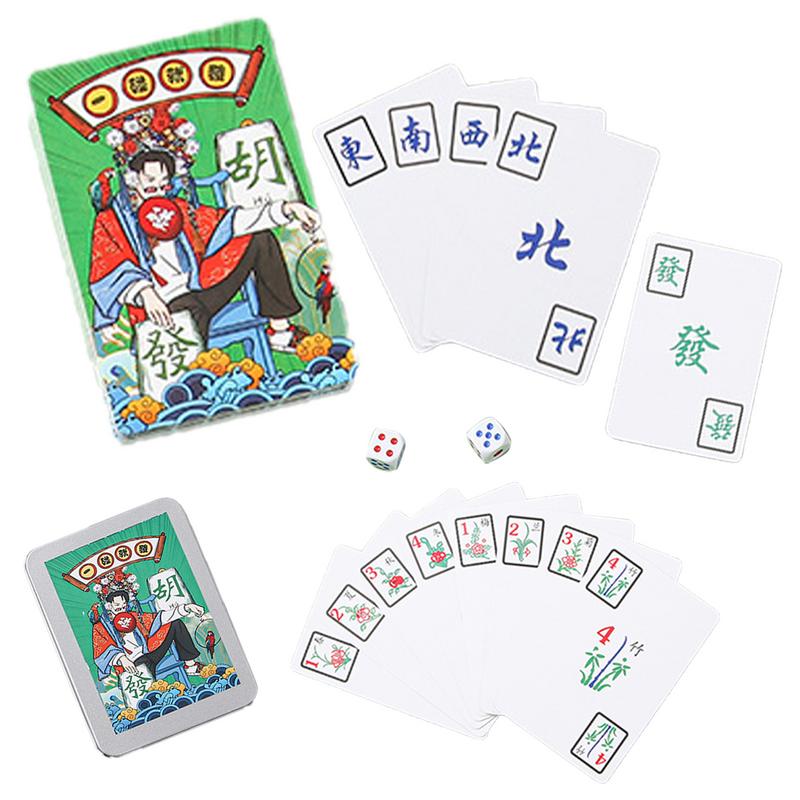 Card Game Deck - Kartu Mahjong, permainan keluarga tahan air