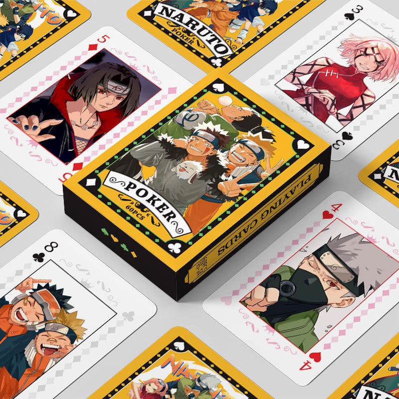Board Game Naruto - Kartu Poker Animasi Naruto One Piece