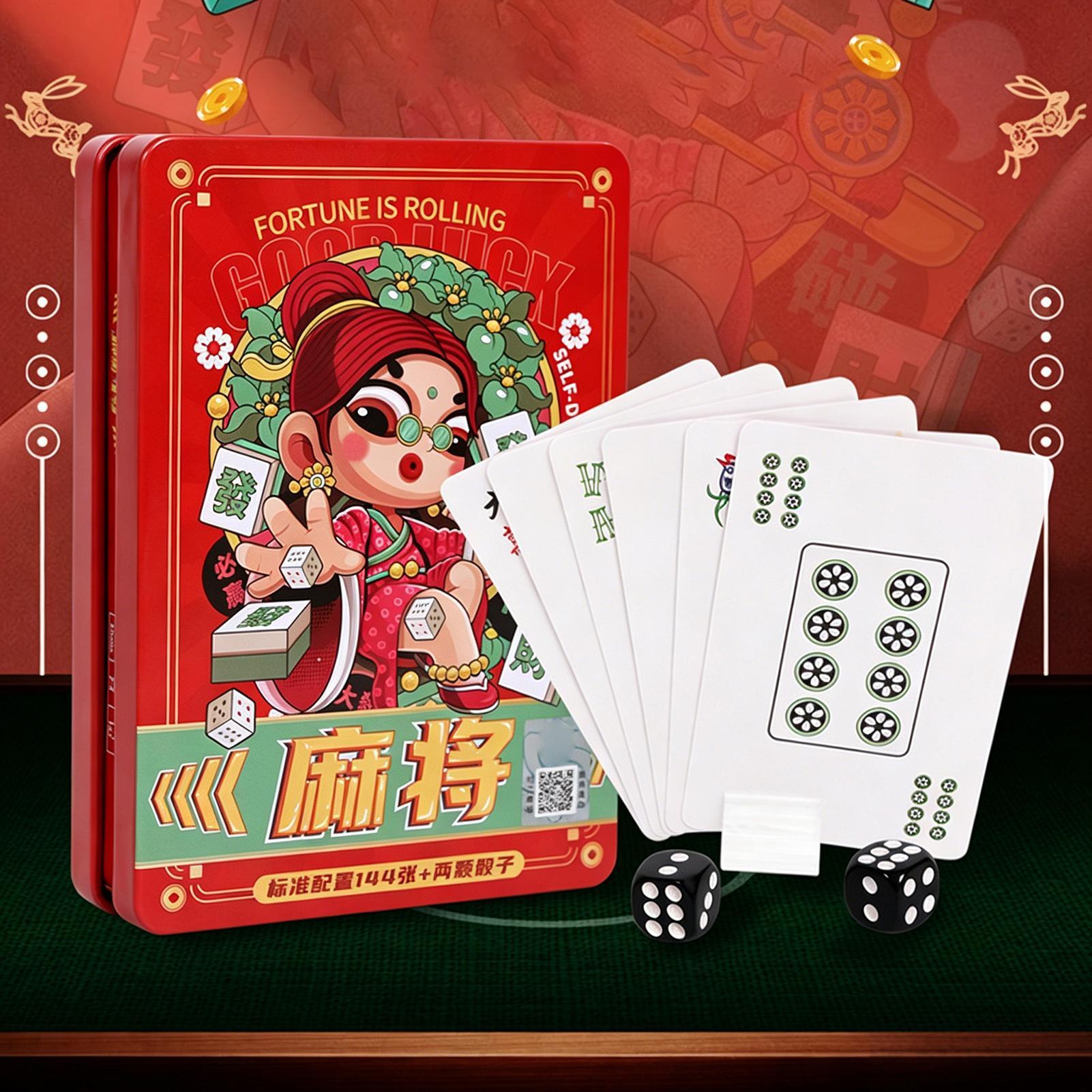 Card Game Deck - Kartu Remi Ubin Mahjong Permainan Keluarga