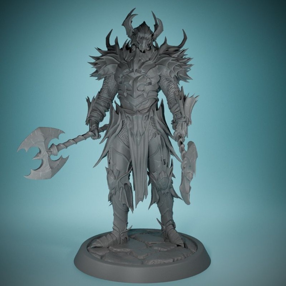 Board Game Print - Tanpa Sayap Ksatria Setan 3D Model