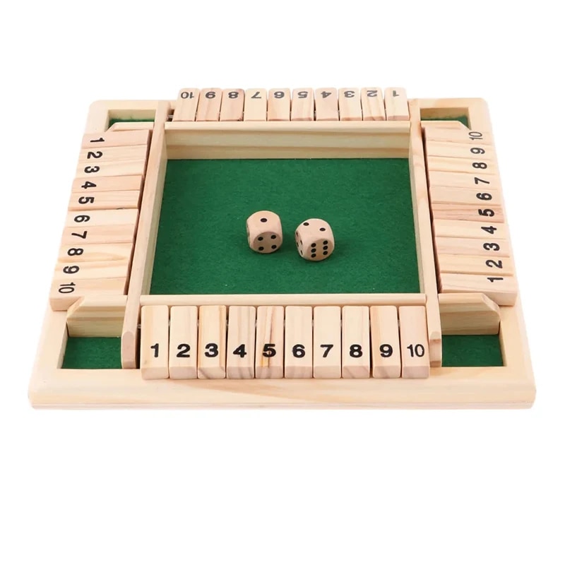 Board Game Organization - Deluxe empat sisi 10 nomor menutup