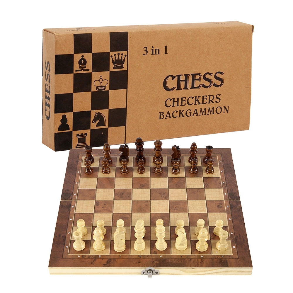Papan catur 3 in 1, papan perm - Board Game Quacks ulasan dan harga