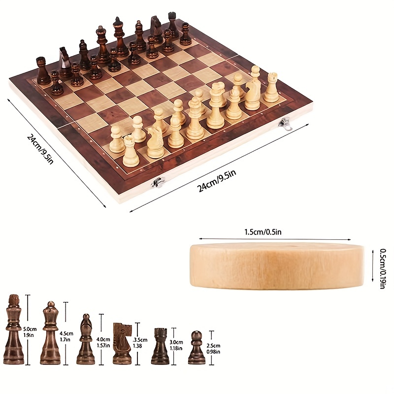 Papan catur 3 in 1, papan perm - Board Game Quacks ulasan dan harga