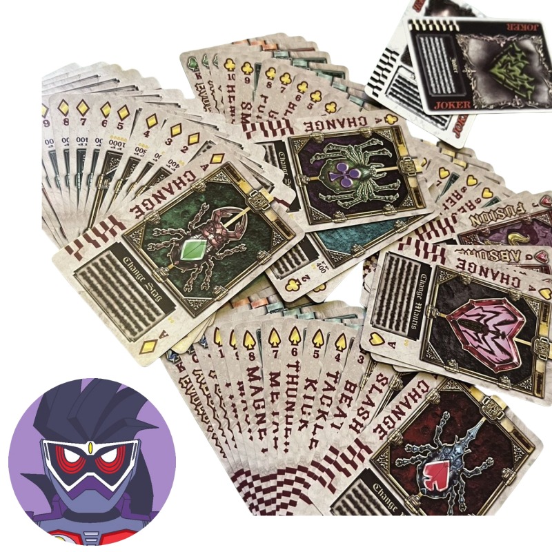Karakter anime Bandai Kamen Ri - Card Game Deck ulasan dan harga