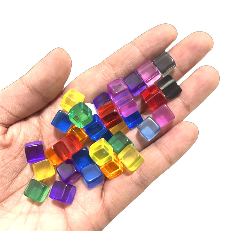 100 buah/set 8mm kubus bening  - Board Game The Sims ulasan dan harga