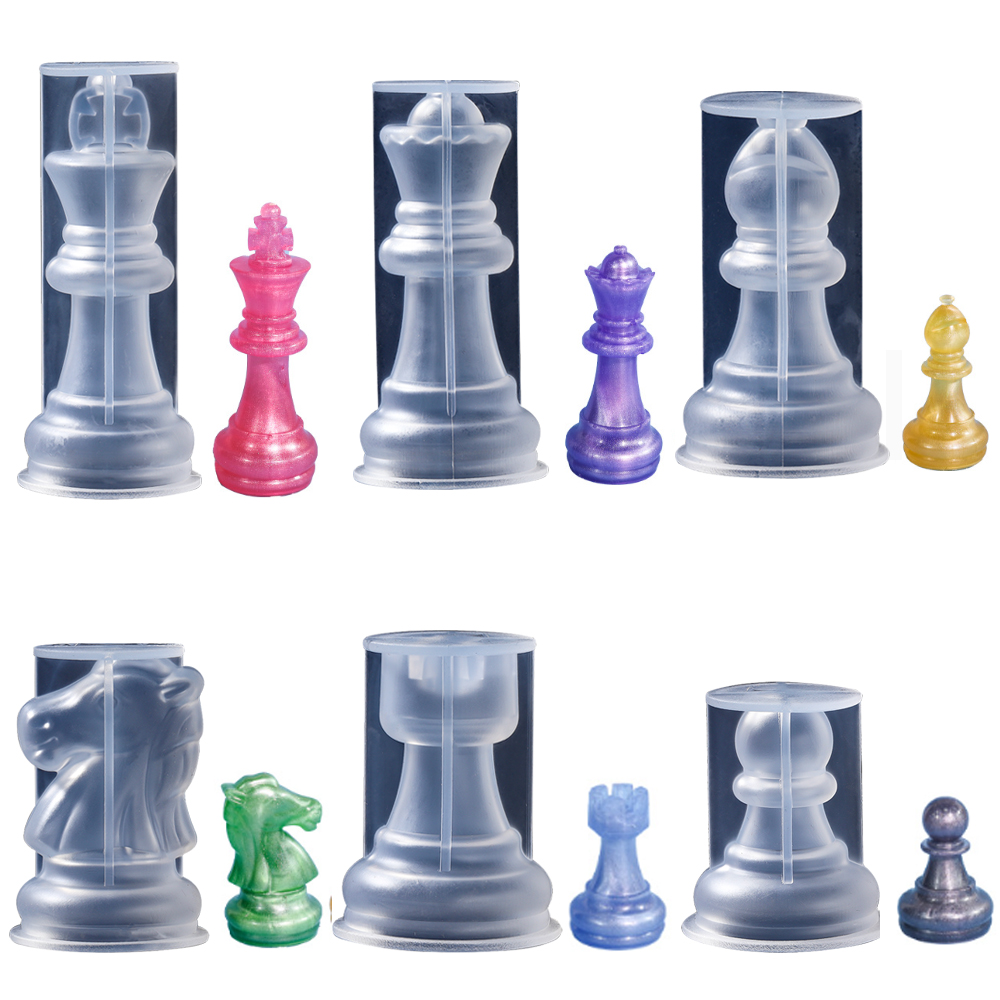 Set Catur cetakan Resin siliko - Board Game Quacks ulasan dan harga