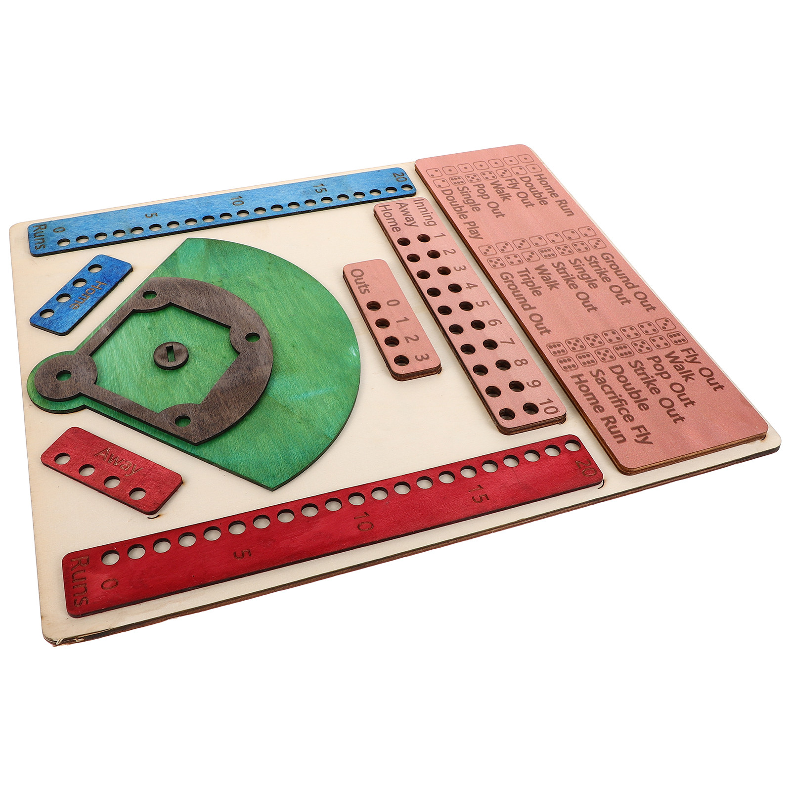 Permainan Papan Bisbol Kayu Be - Board Game Festival ulasan dan harga