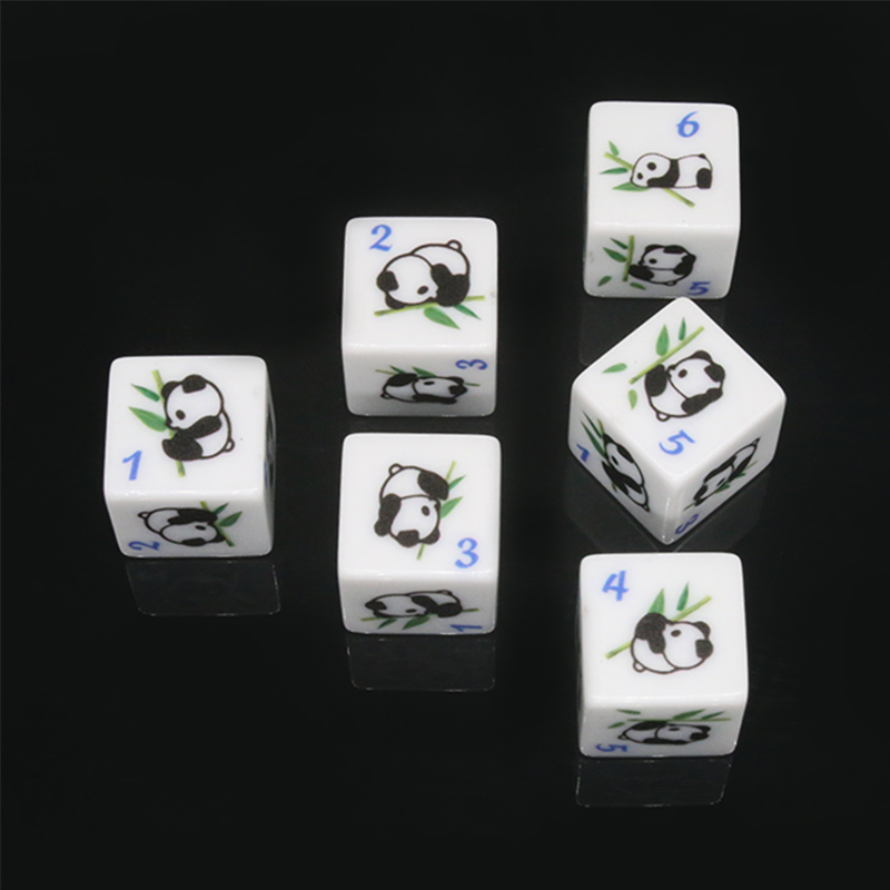 Set Dadu 16Mm Dadu Permainan 6 - Board Game Print ulasan dan harga