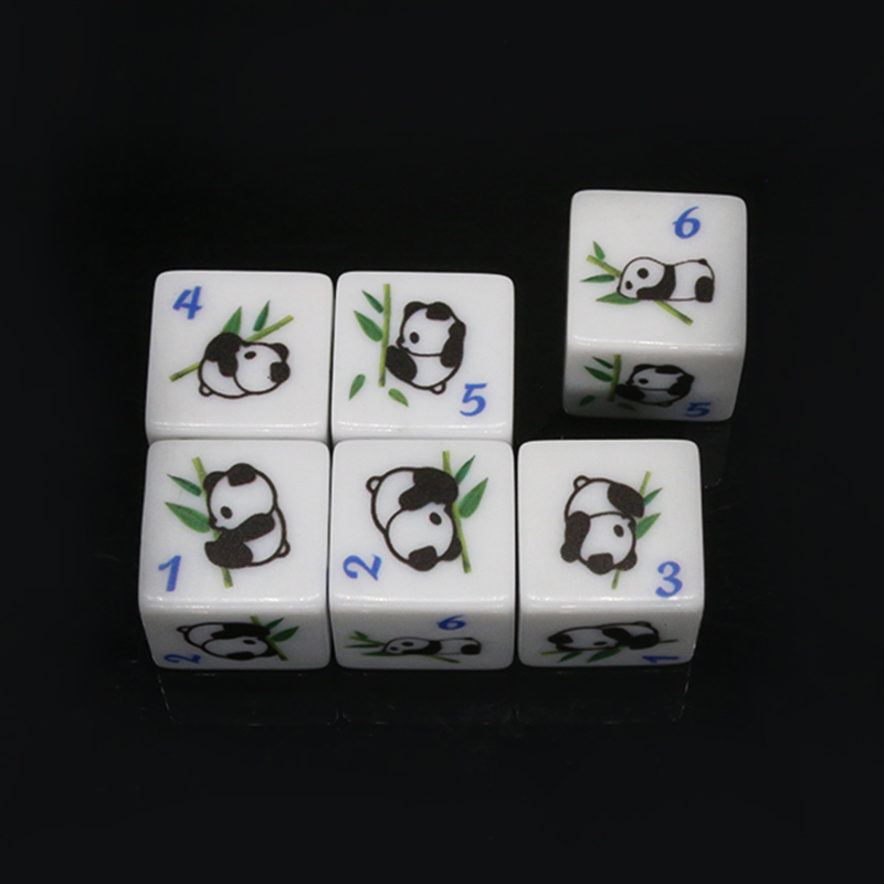 Set Dadu 16Mm Dadu Permainan 6 - Board Game Print ulasan dan harga
