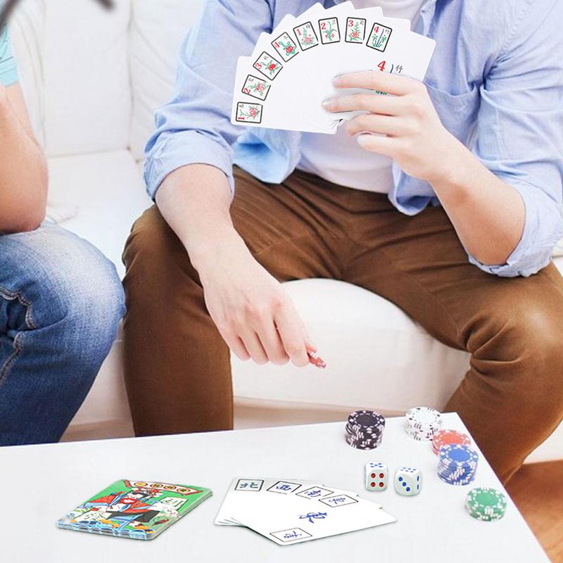 Kartu Mahjong, permainan kelua - Card Game Deck ulasan dan harga