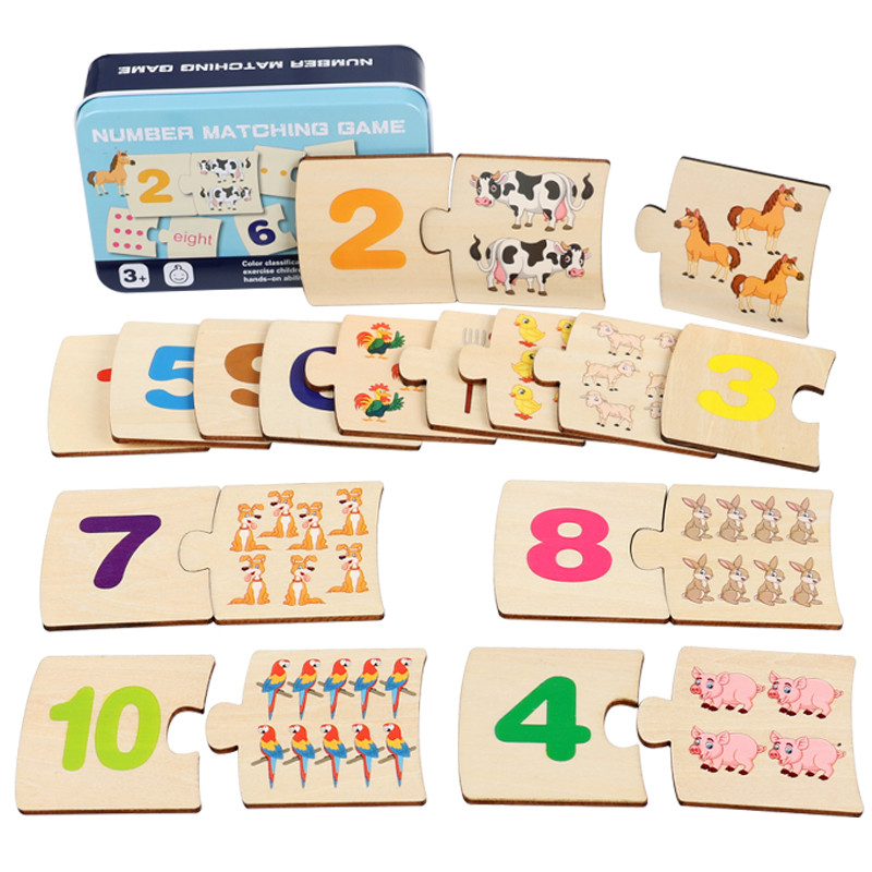 Papan Puzzle Kayu Bentuk Hewan - Board Game Organization ulasan dan harga