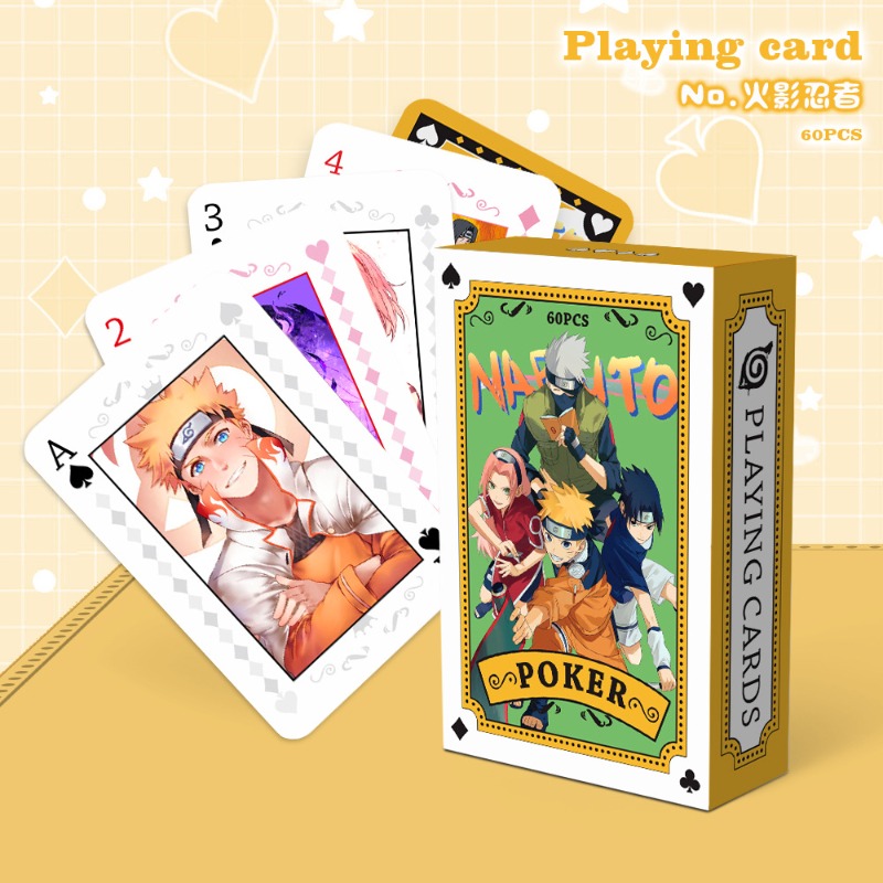 Kartu Poker Animasi Naruto One - Board Game Naruto ulasan dan harga