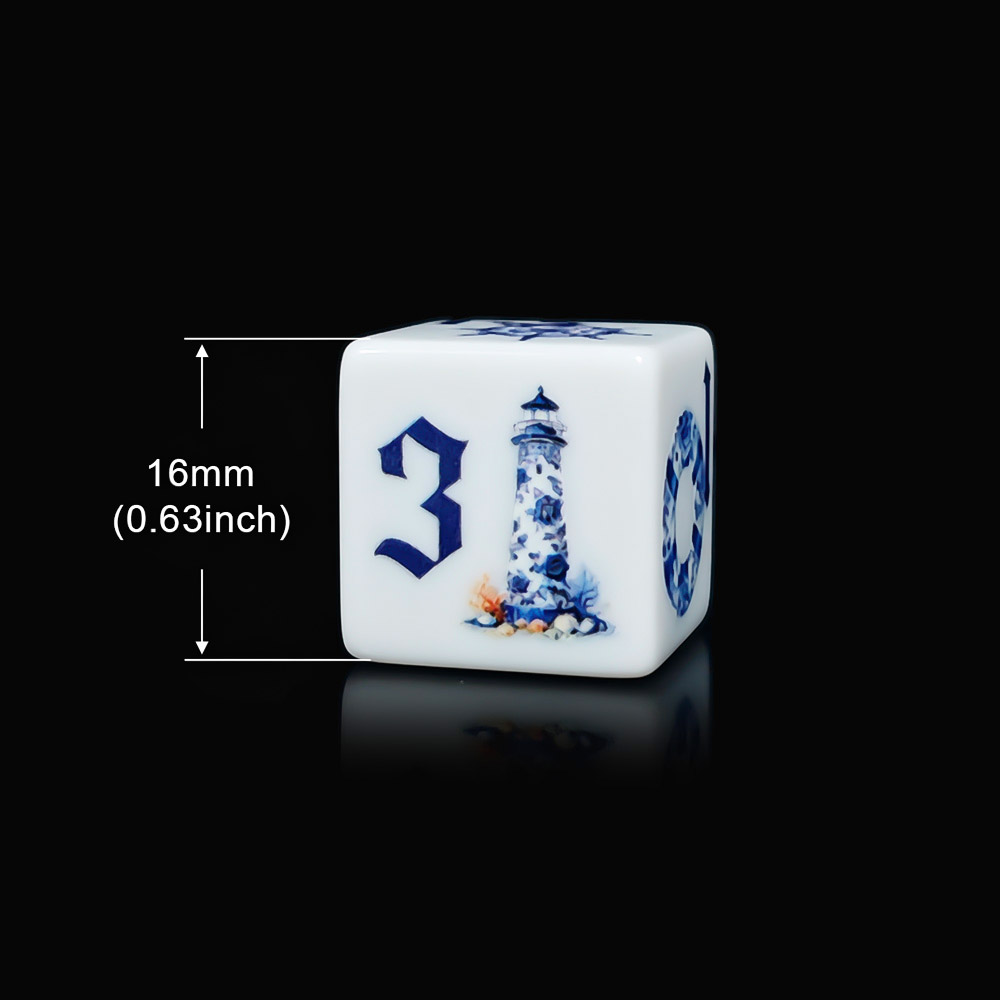12 Buah Dadu Akrilik D6 Cetak  - Board Game Print ulasan dan harga