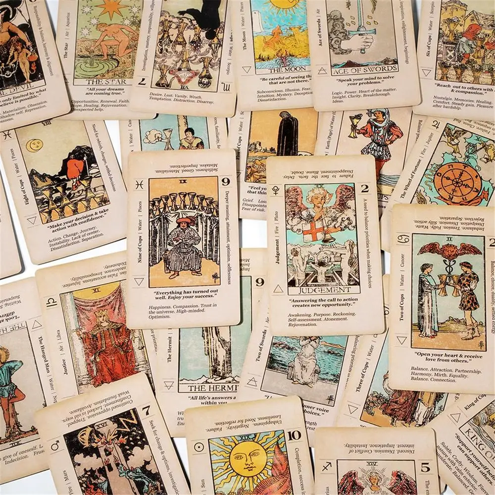 Kartu Tarot untuk Pemula, Kata - Card Game Deck ulasan dan harga