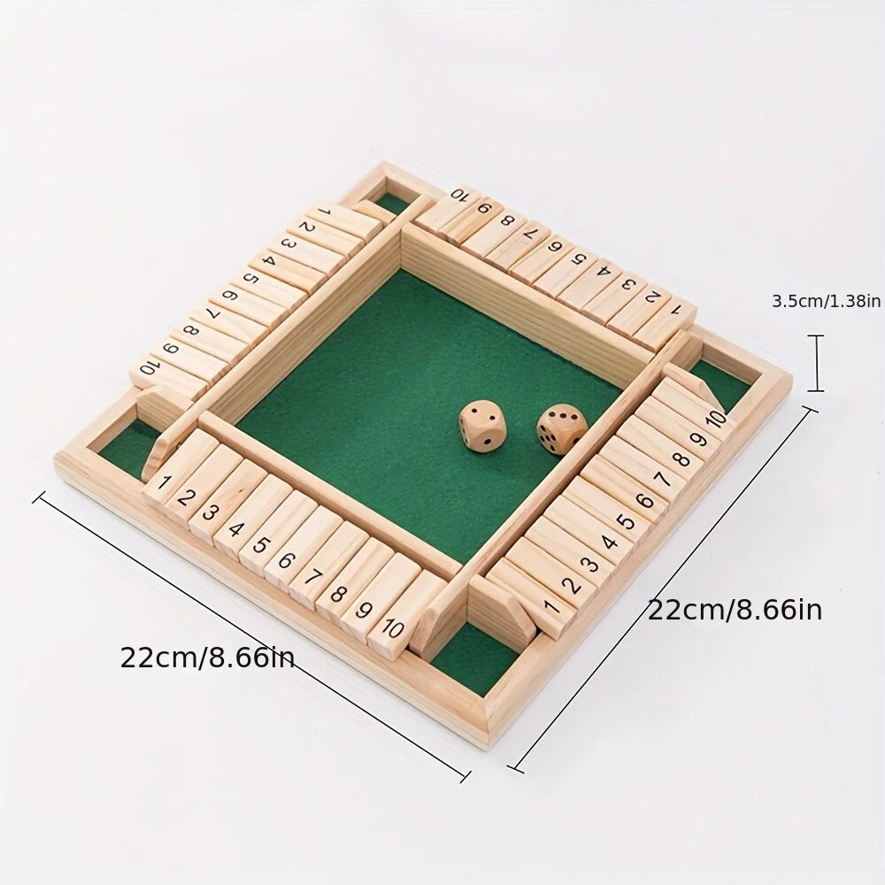 Dadu kayu papan permainan ditu - Board Game Organization ulasan dan harga